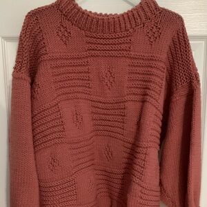Heavy knit sweater